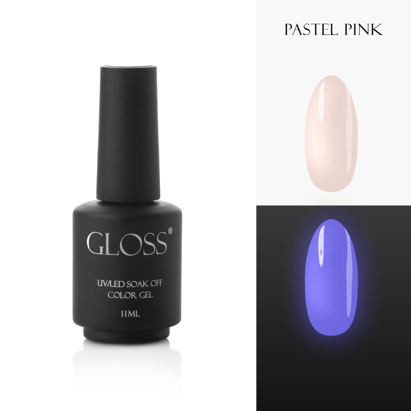 Luminescent gel polish Pastel Pink Elf, 11 ml